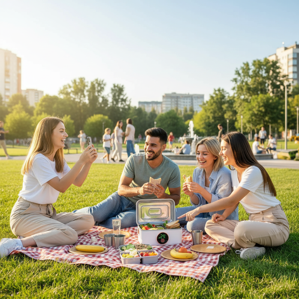 Draagbare Lunchverwarmer Met USB