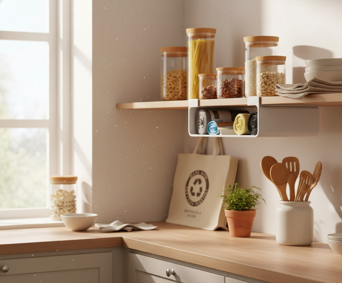 Ruimtebesparende Plank Organizer