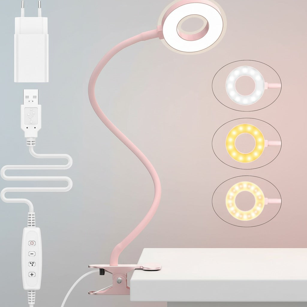 Leeslamp met USB-oplader