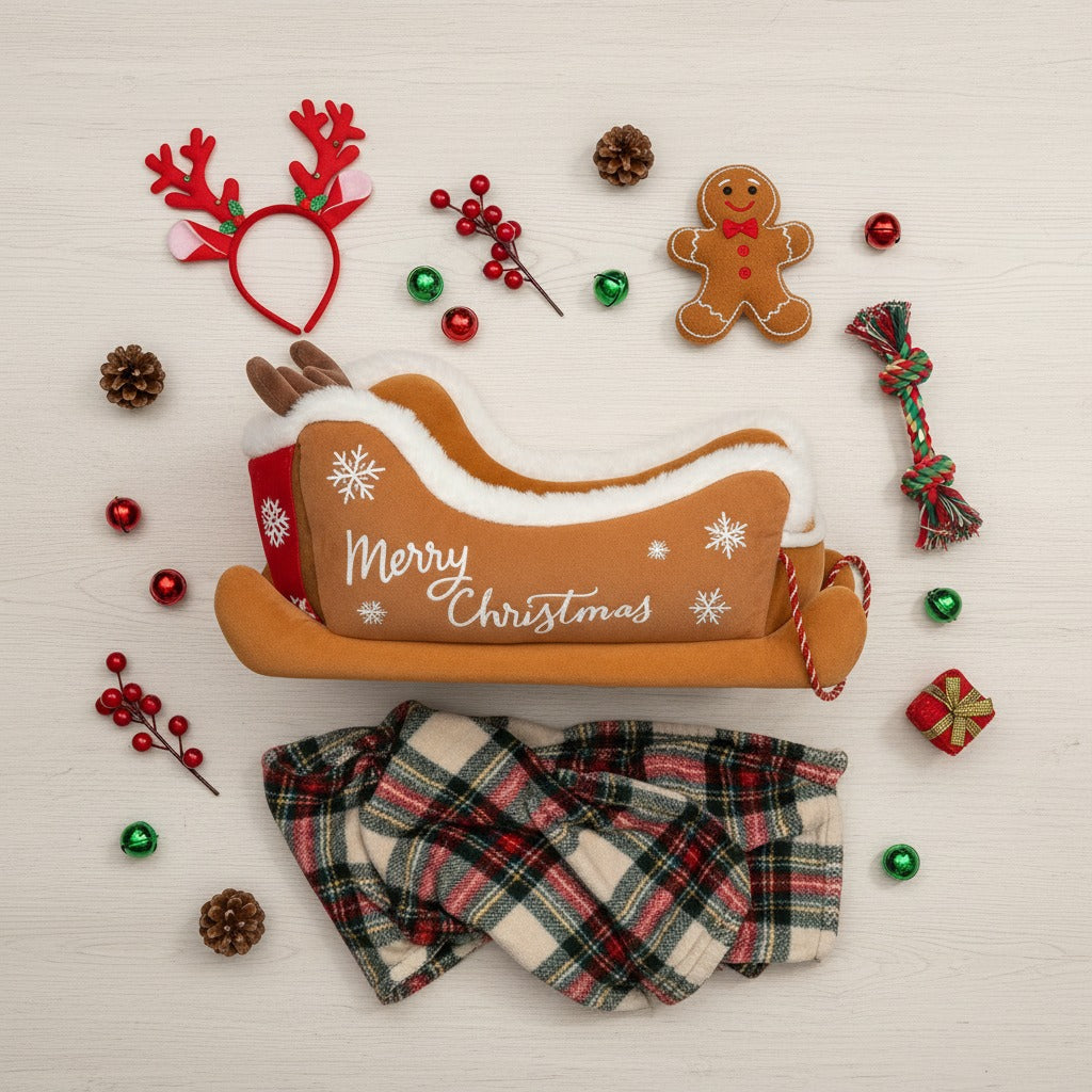 Kerstslee Huisdierbed Knus