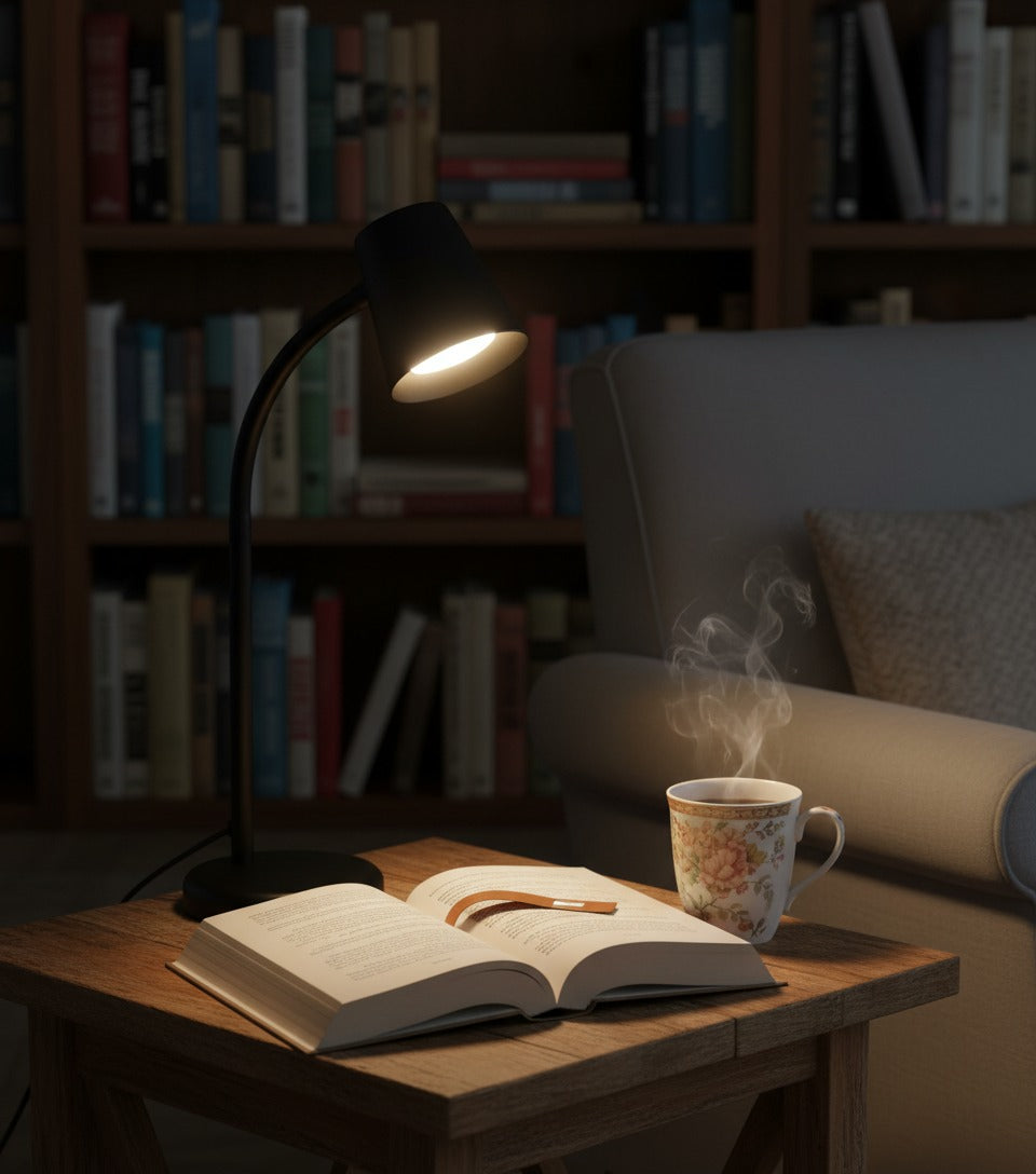 Zwarte Tafellamp met Schakelaar