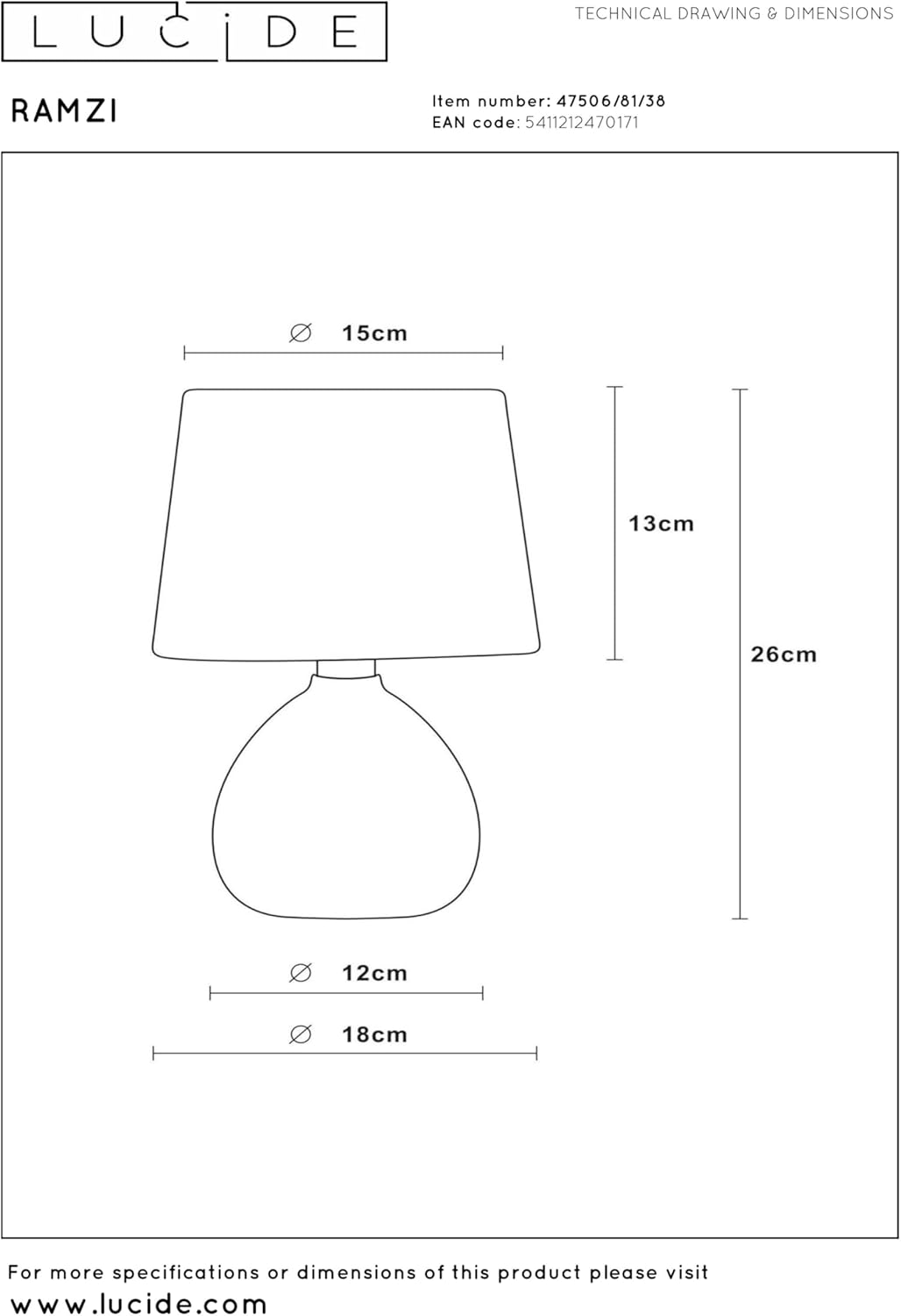 Stijlvolle  Zachte Tafellamp