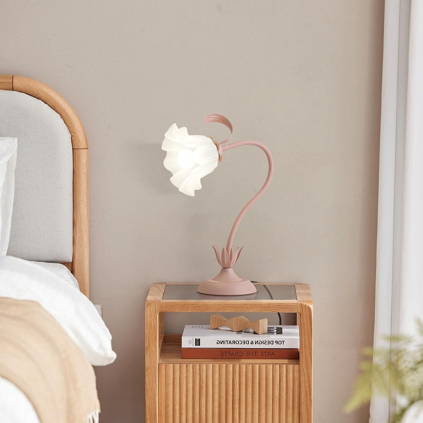 Bloemige Draaibare Bedlamp
