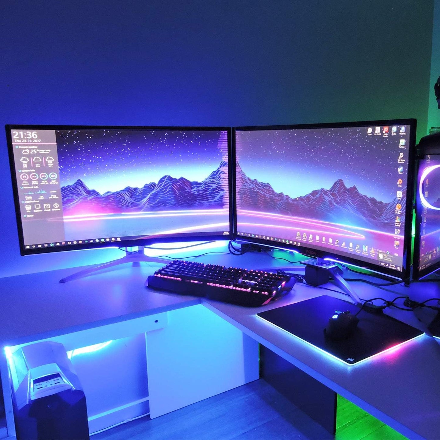 Dansende Lichtstrip Magie