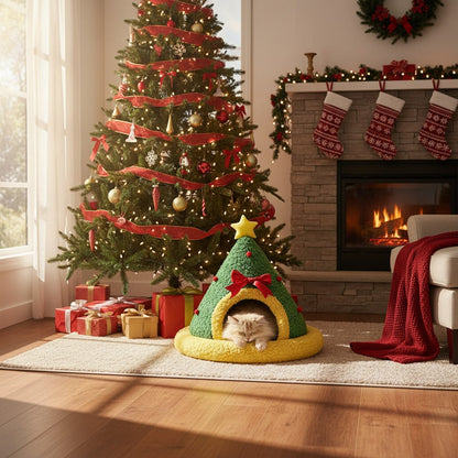 Kerstboom Kattenhuisje