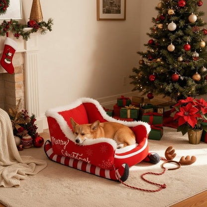 Kerstslee Huisdierbed Knus