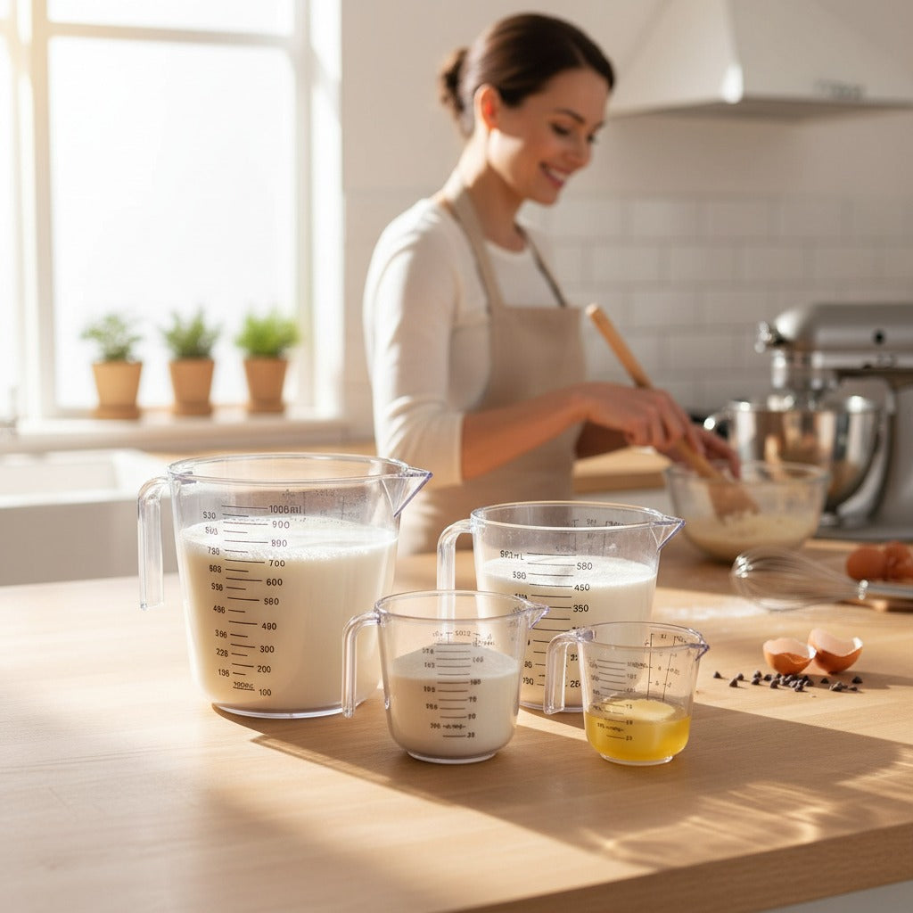 Handige maatbekerset voor dagelijks gebruik