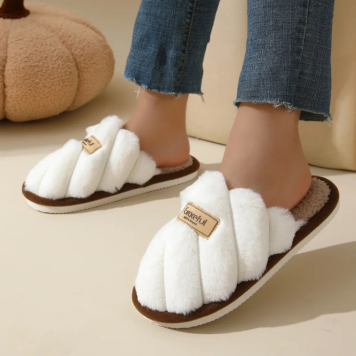 Warme Winterpantoffels voor Dames