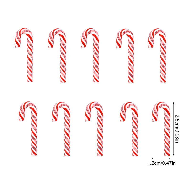 Feestelijke Mini Kerst Candy Canes