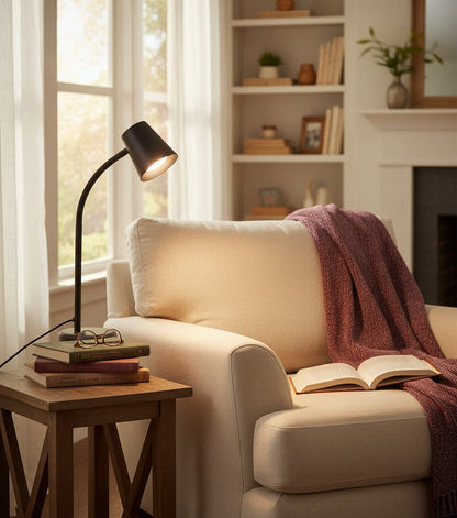 Zwarte Tafellamp met Schakelaar