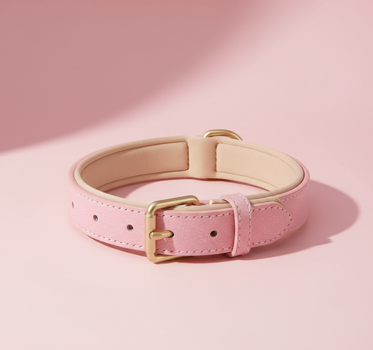 Zachte Roze Hondenhalsband