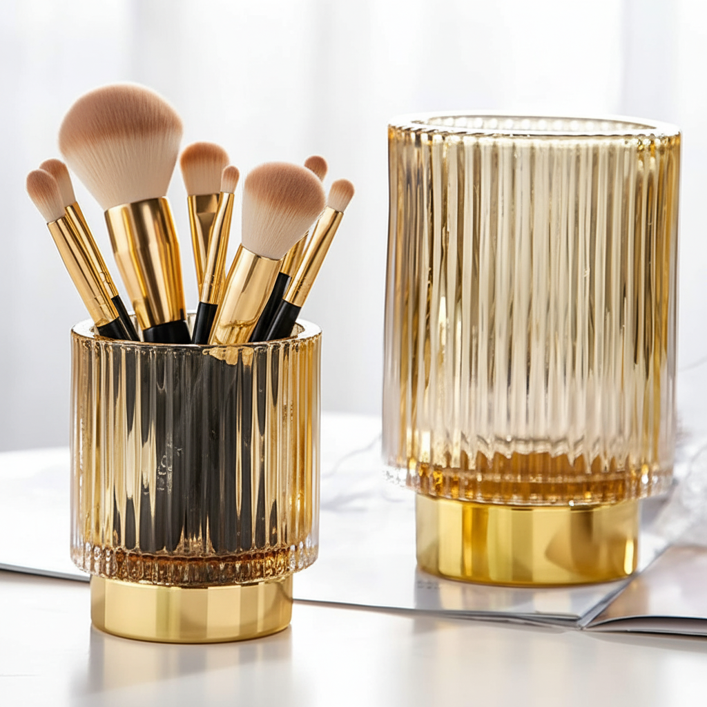 Kristallen Make-up Borstelhouder