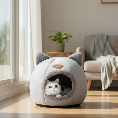 Knusse Winter Slaaphut voor Huisdieren