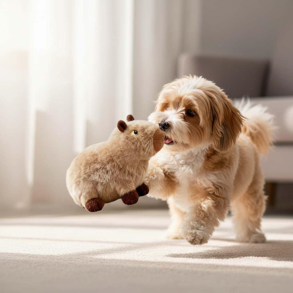 Plezierige Capybara Knuffel