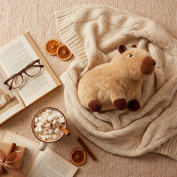 Plezierige Capybara Knuffel