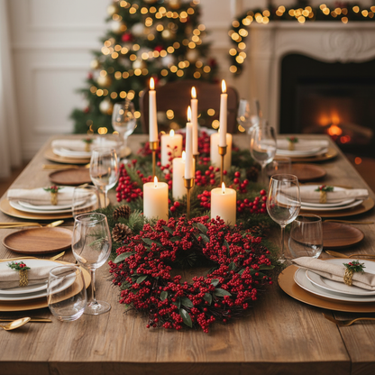 Feestelijke Deurkrans voor Kerst