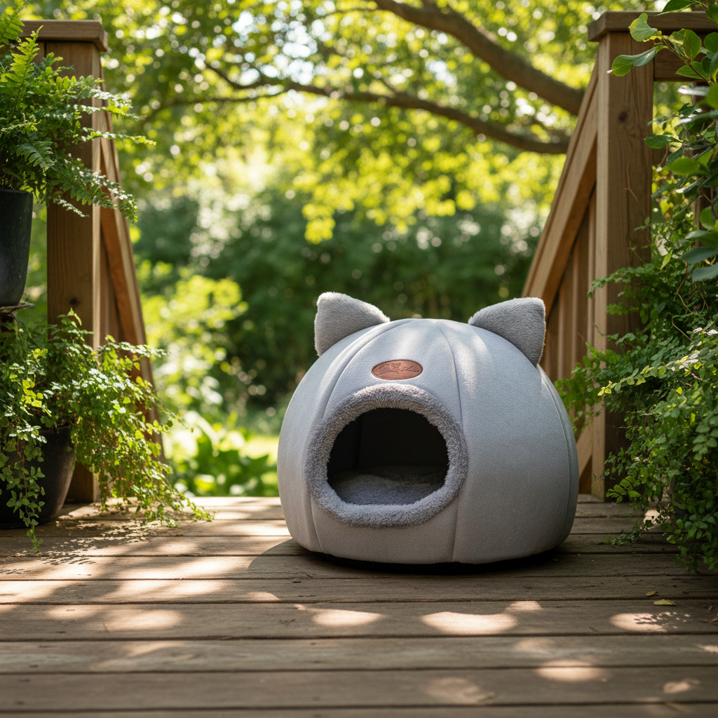 Knusse Winter Slaaphut voor Huisdieren