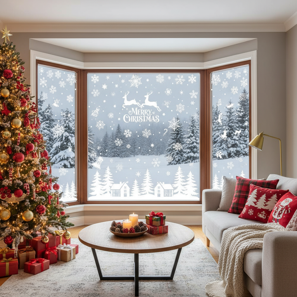 Kerstvensterstickers voor Thuis