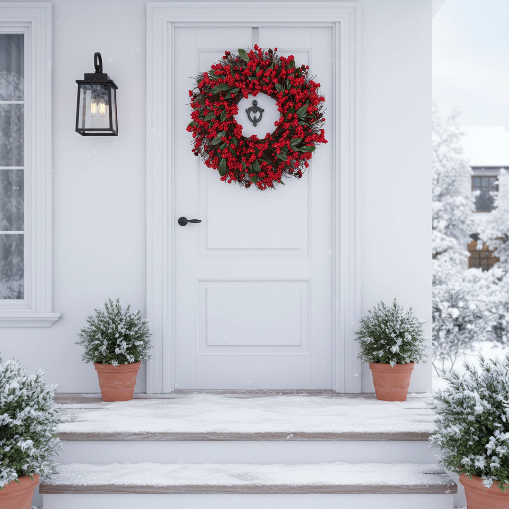 Feestelijke Deurkrans voor Kerst