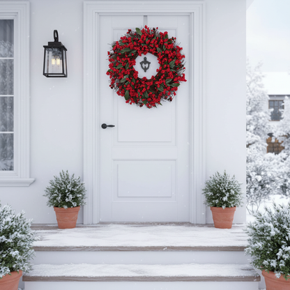 Feestelijke Deurkrans voor Kerst