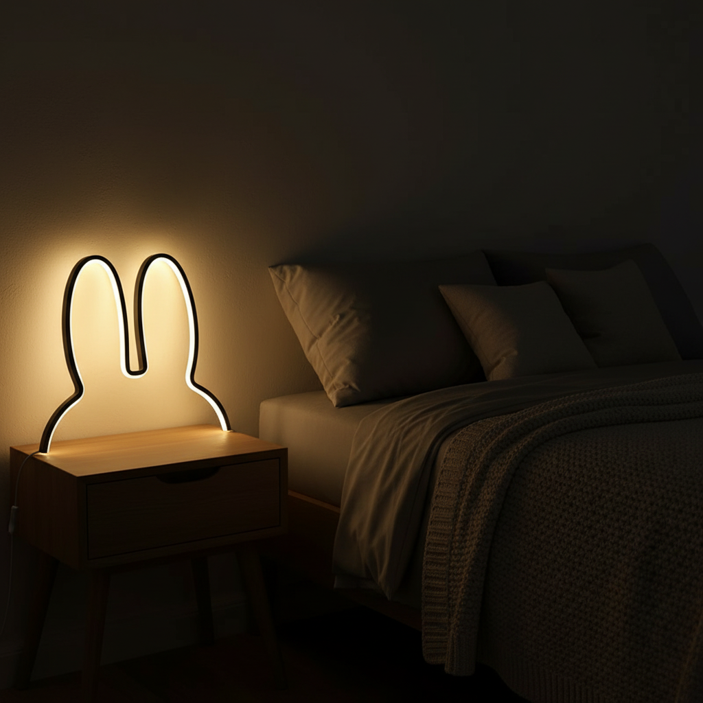 Schattige LED Nachtlamp Konijn