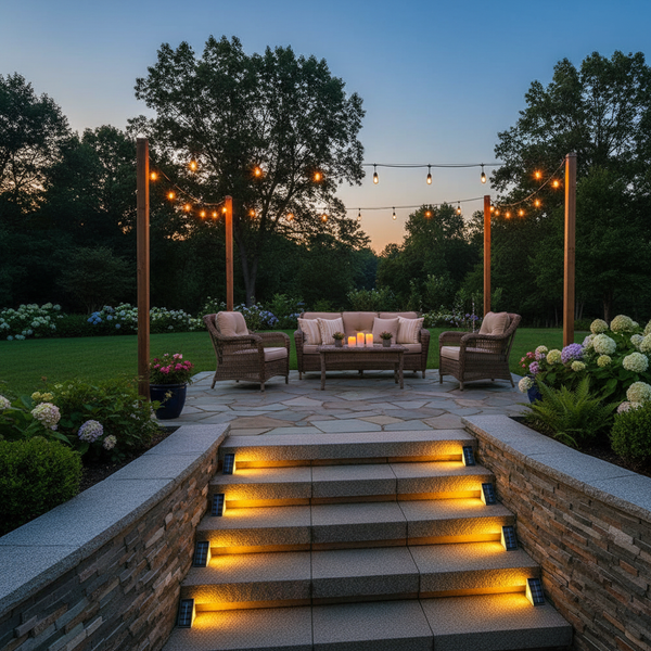 Buiten Solar Stapverlichting