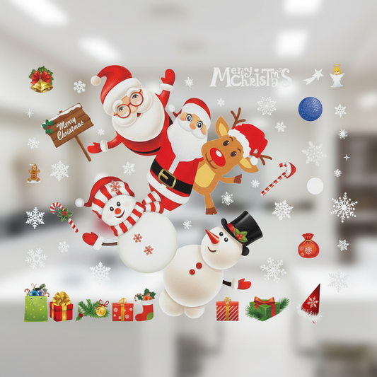 Kerstvensterstickers voor Thuis