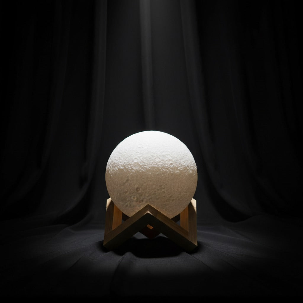 Betoverende Maanlamp met Kleuren