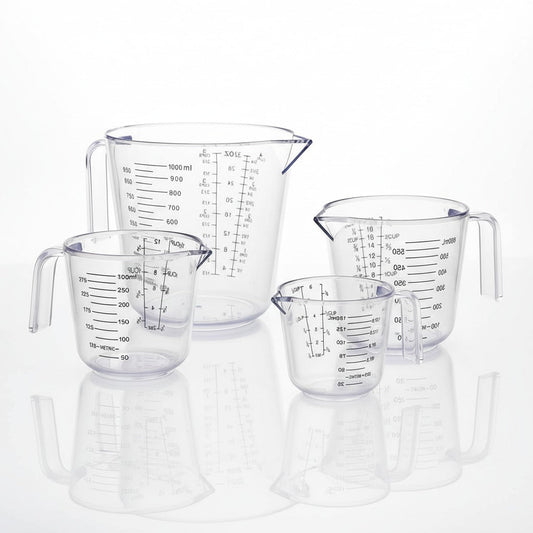 Handige maatbekerset voor dagelijks gebruik